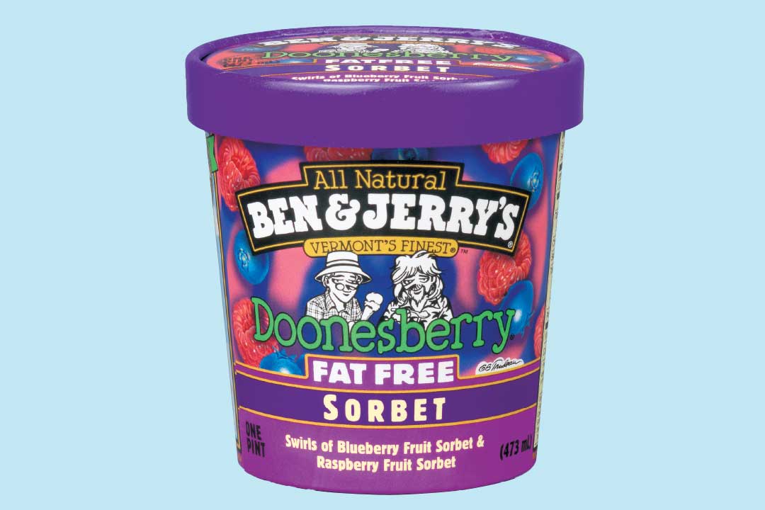 Barattolo di sorbetto Doonesberry senza grassi